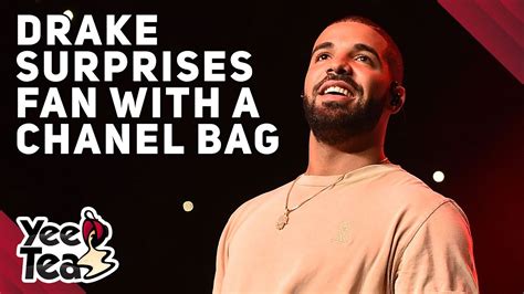 drake buys chanel bag|Drake Surprises Fan With A Chanel Purse During LA Show.